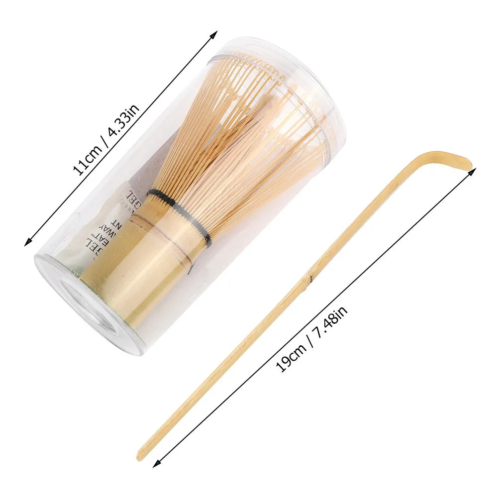 Matcha Set β Bamboo Whisk & Scoop for Traditional Tea Making