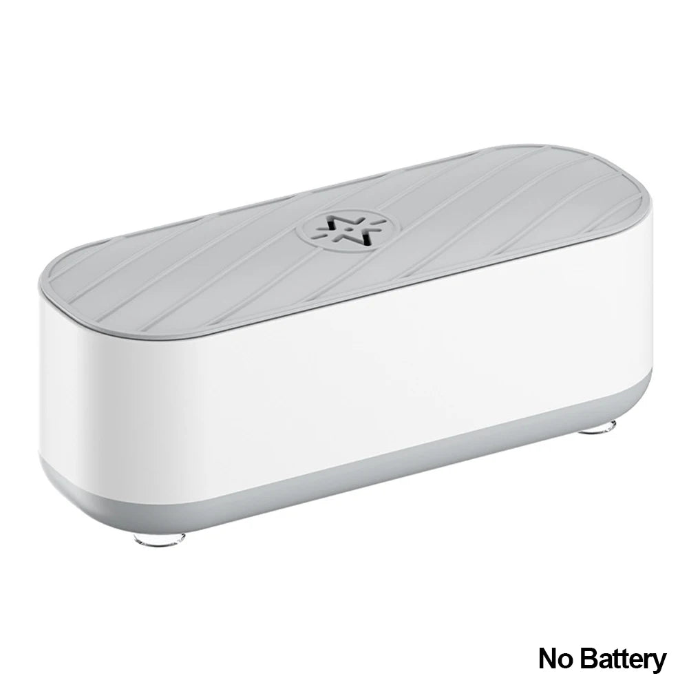 USB Rechargeable Ultrasonic Cleaner – High-Frequency Vibration Washer for Jewelry & Glasses