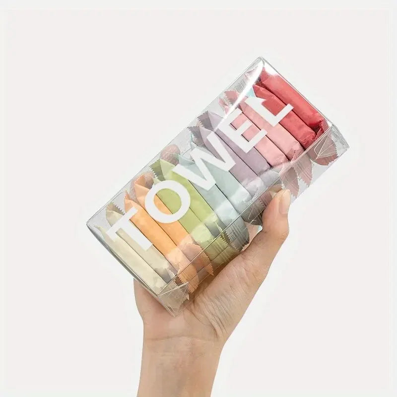 Disposable Towel β Compressed Travel Face Towels (14pcs)