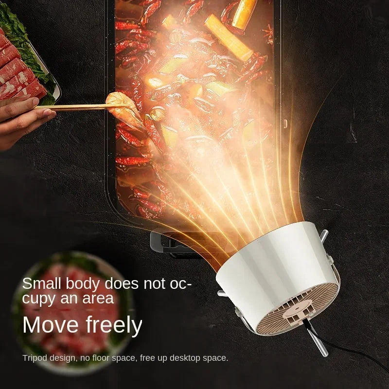 USB Desktop Range Hood β Portable Cooker Hood with Large Suction for Small Kitchens & BBQ