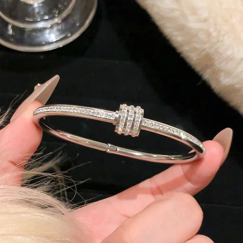 CloverNail β Lucky Gold Stainless Steel Bracelet Set