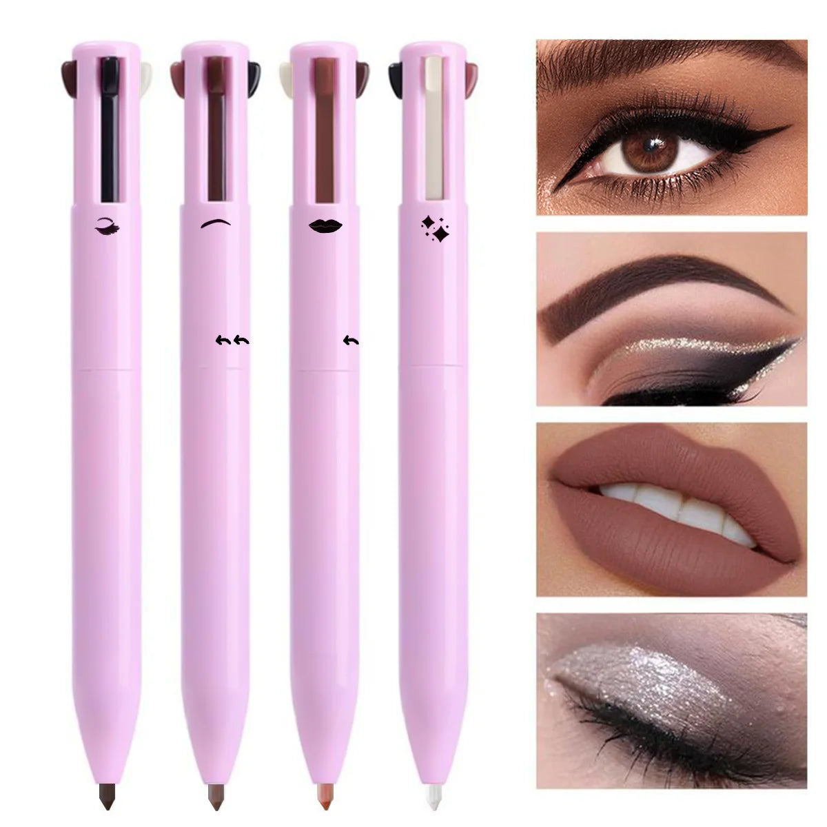DefinePro 4-in-1 – Multi-Functional Lip, Eye & Brow Pencil Set