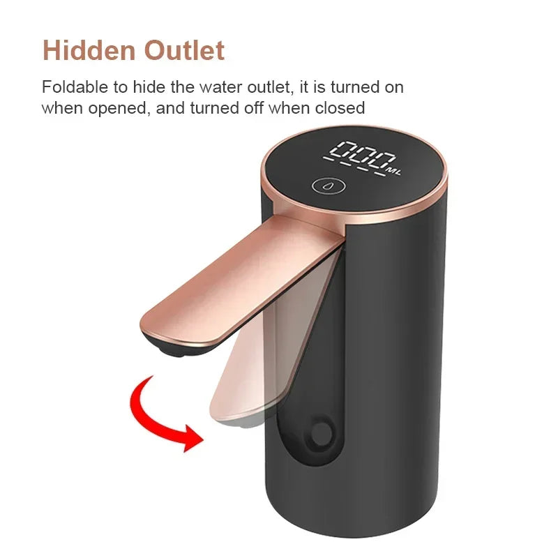 Smart Foldable Electric Water Dispenser β Automatic Portable Pump for Bottled Water