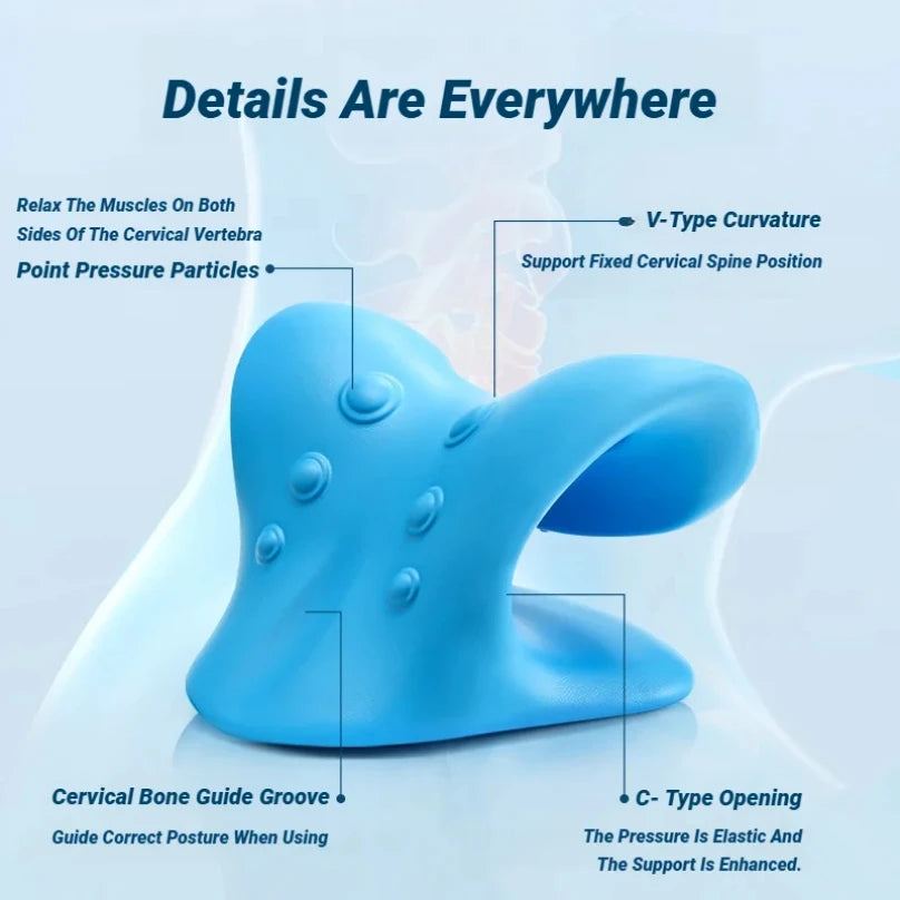 Cervical Spine & Neck Relaxer β Chiropractic Traction Pillow