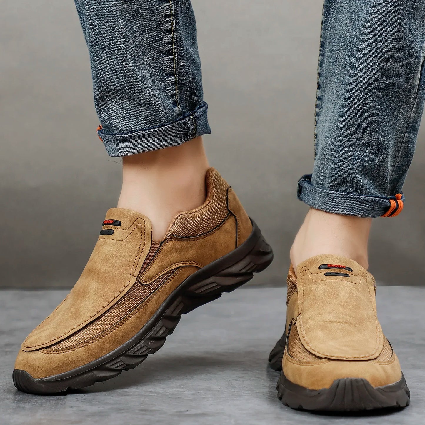 AirFlex 2025 – Men’s Breathable Leather Casual Loafers