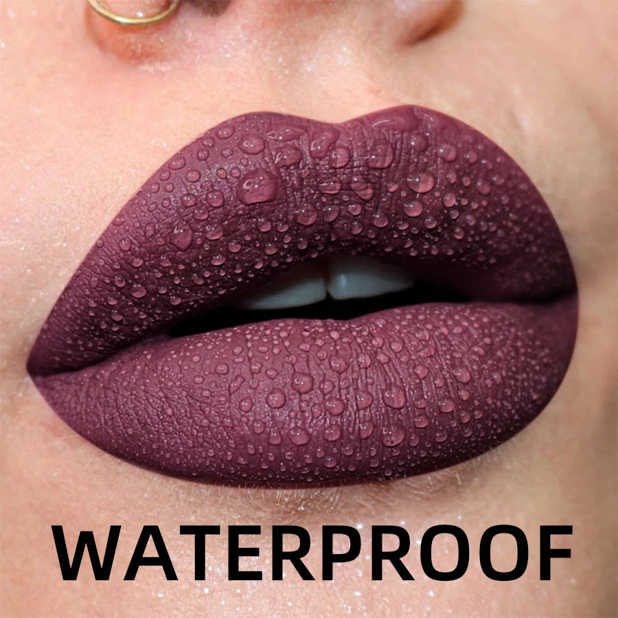 VelvetRush β 19-Color Matte Waterproof Liquid Lipstick Collection