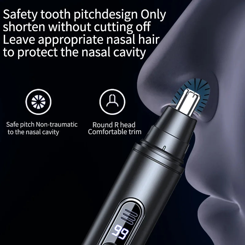Mini Waterproof Nose & Ear Hair Trimmer β Portable, Painless Clipper for Men & Women