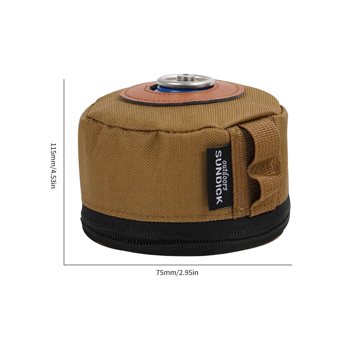 Camping Gas Canister Protective Cover β Cotton Linen Anti-Fall Storage Sleeve