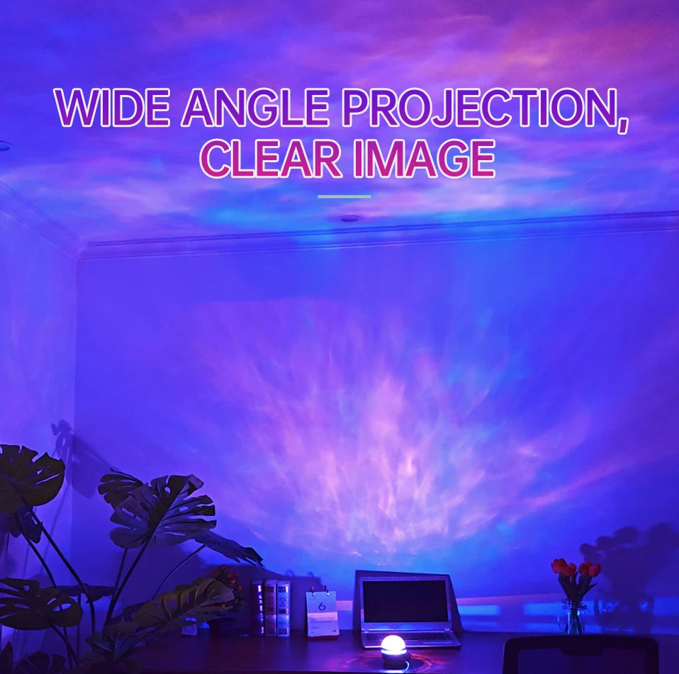 GalaxyGlow โ Starry Sky LED Night Light Projector with Remote & Sound Control