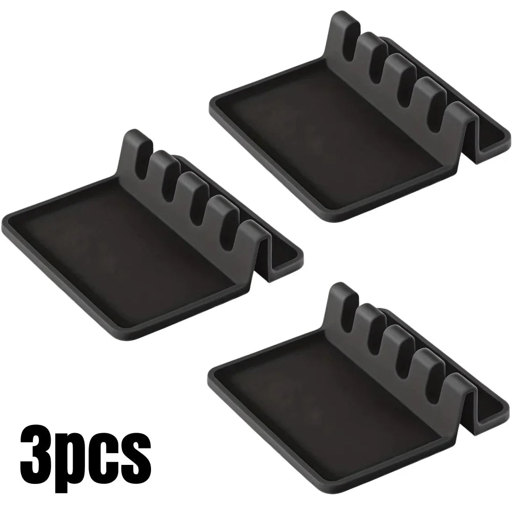 Utensil Rest β Non-Slip Silicone Drying Rack for Kitchen Tools