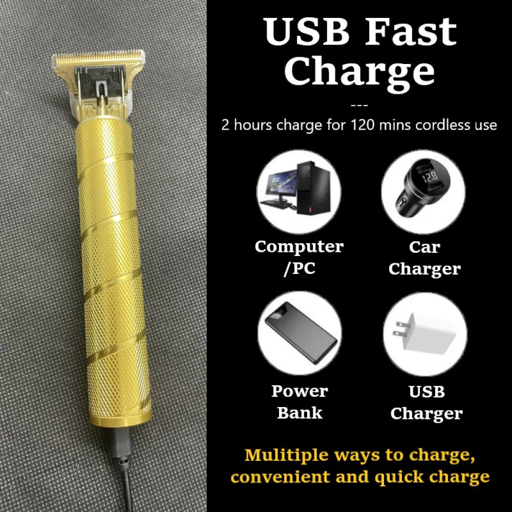 Wireless Professional Hair Clipper β Electric Beard & Hair Trimmer for Men