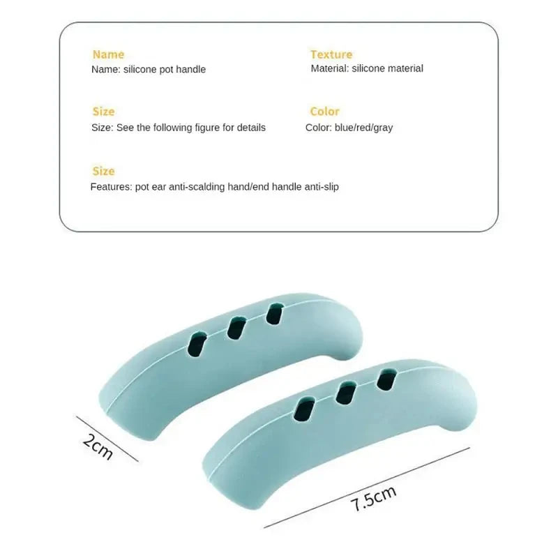 Pan Handle Cover β Heat-Resistant Silicone Grip (2β8pcs)