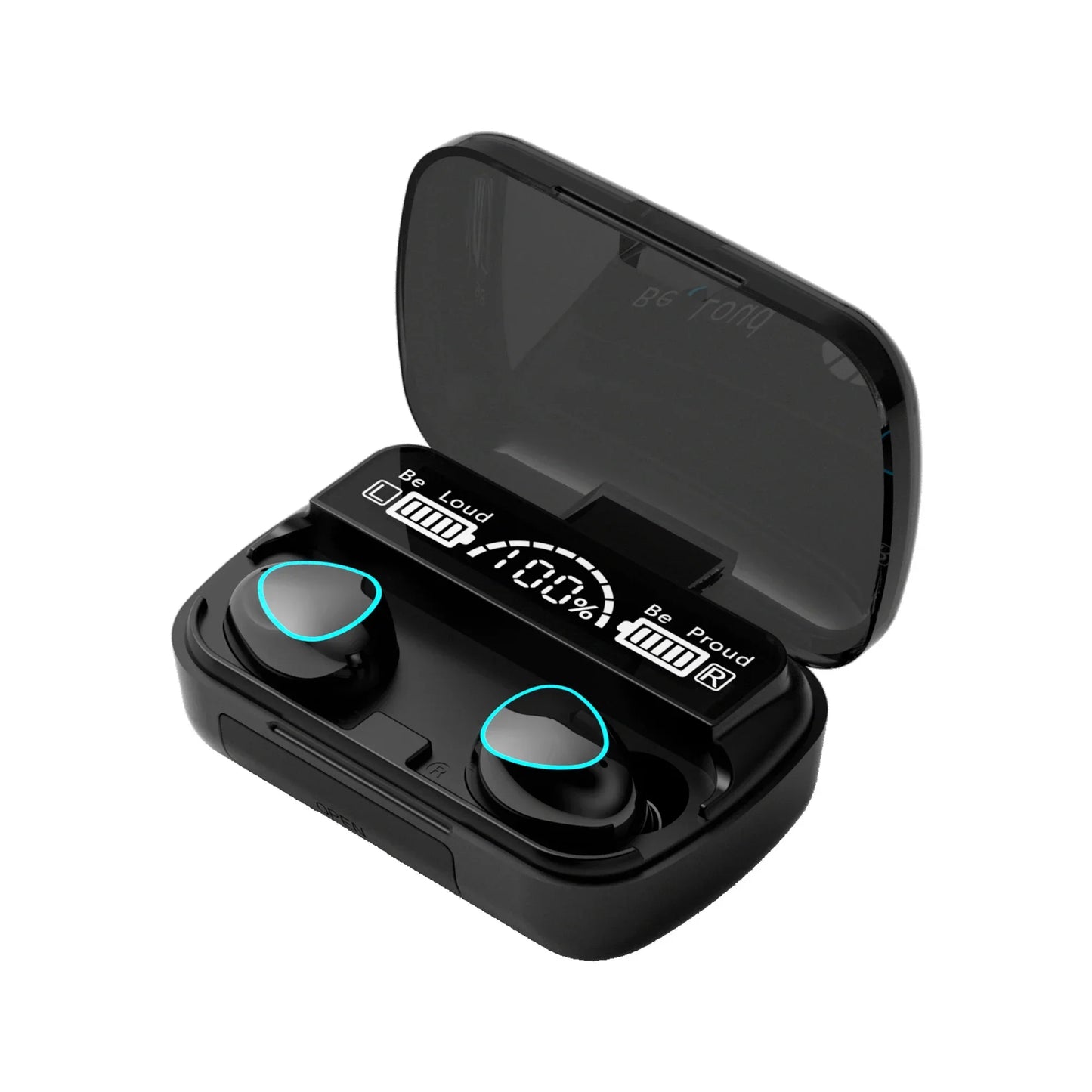 Original M10 Bluetooth Wireless Sports Earbuds – Noise Cancelling with Mic & Speaker