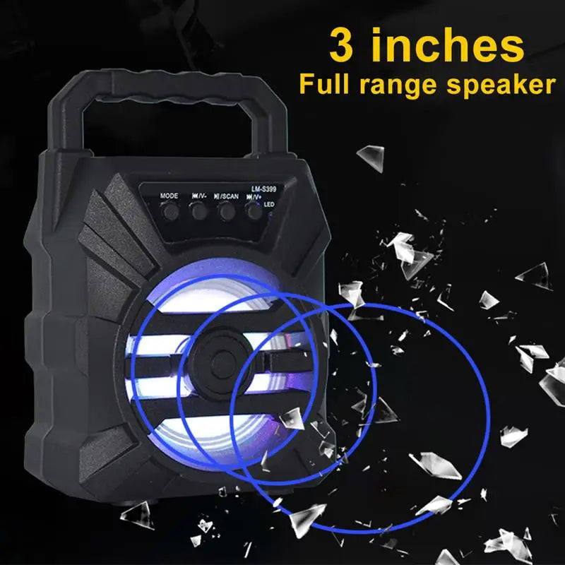 BoomBox 500 β Handheld Bluetooth Speaker with Subwoofer & Karaoke