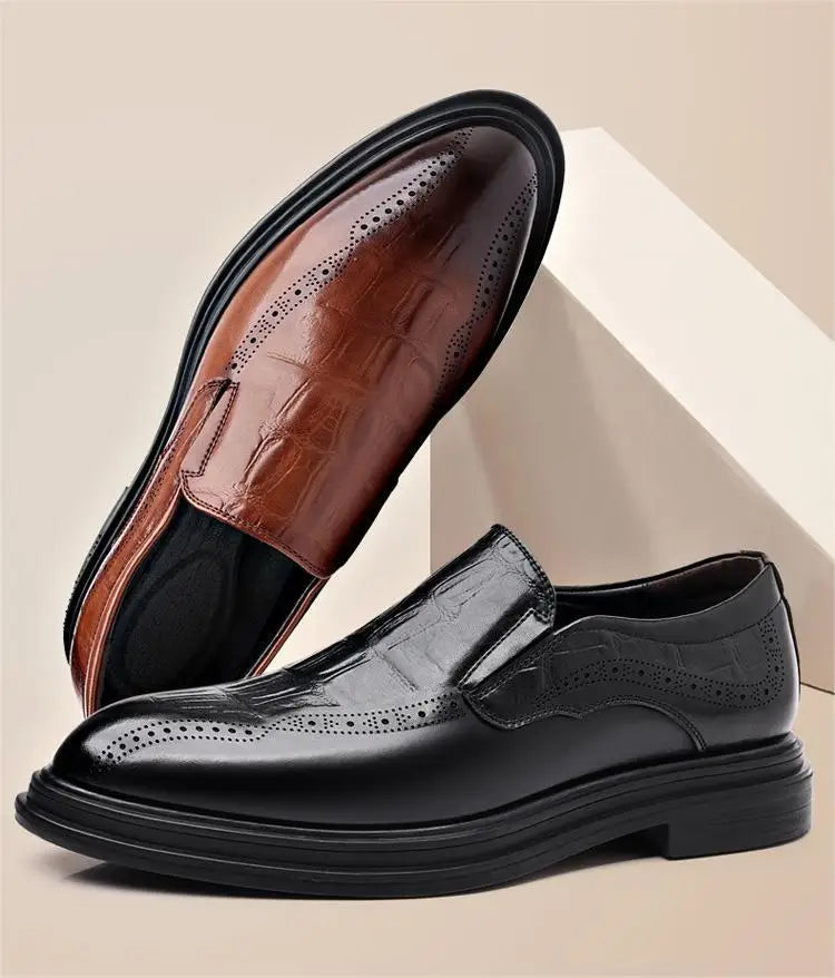GentleStride – Men’s Casual Business Leather Oxfords