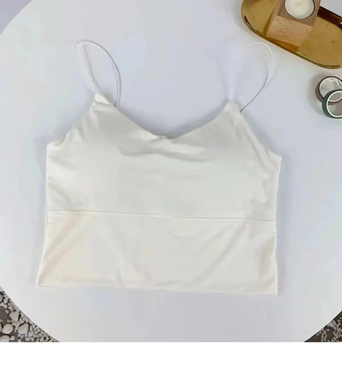 Ice Silk Seamless Padded Camisole β Wireless Bralette Tank Top for Women