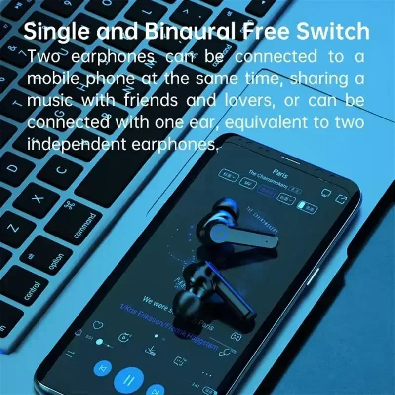 M19 TWS β Smart Touch Bluetooth Earbuds with LED Display