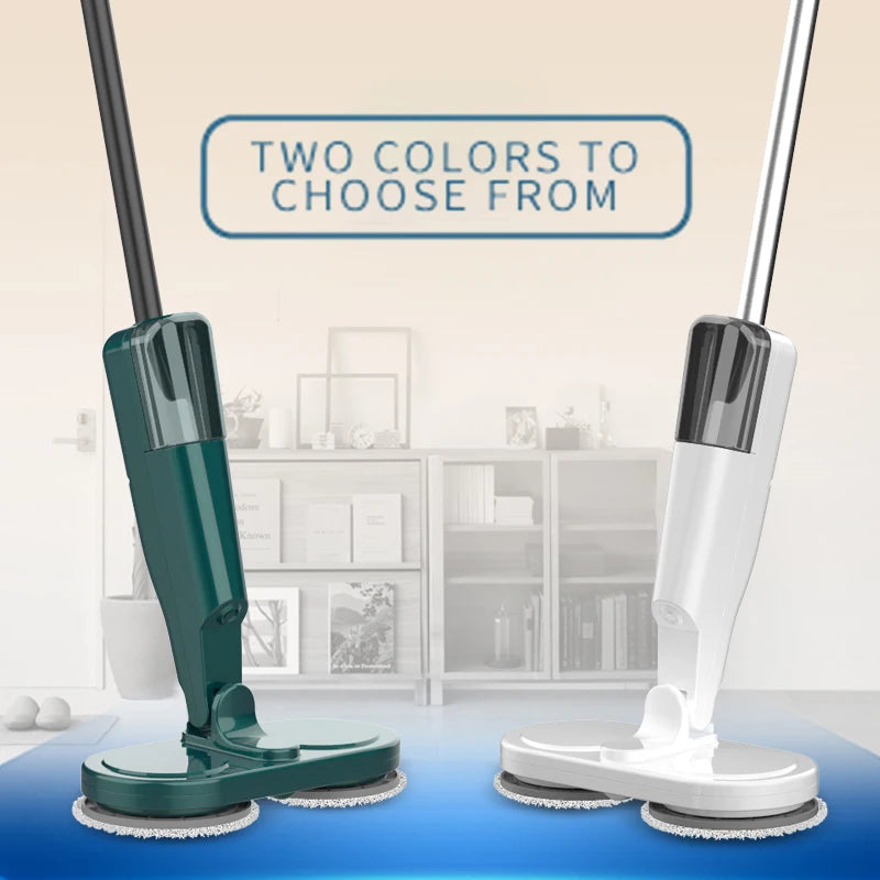 Electric Spin Mop Cleaner – 360° Rotating Wet & Dry Floor Mop with Squeeze Function