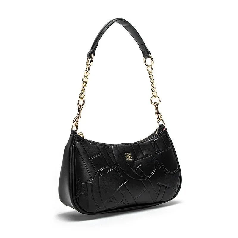 CH Luxe Retro β Classic Printed Armpit Handbag