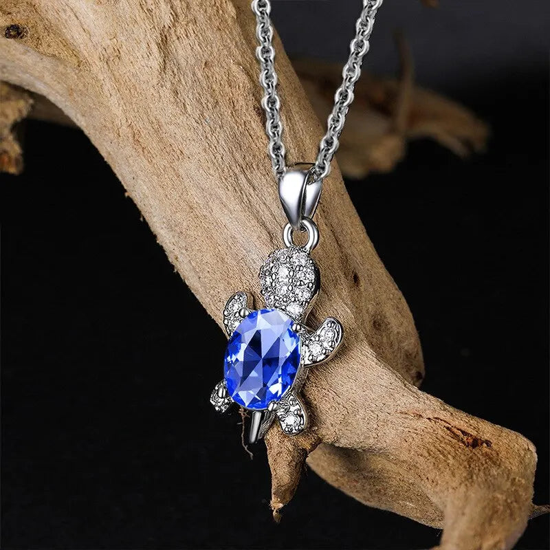 TurtleGlam β 3PCS Silver-Plated Multicolor Jewelry Set