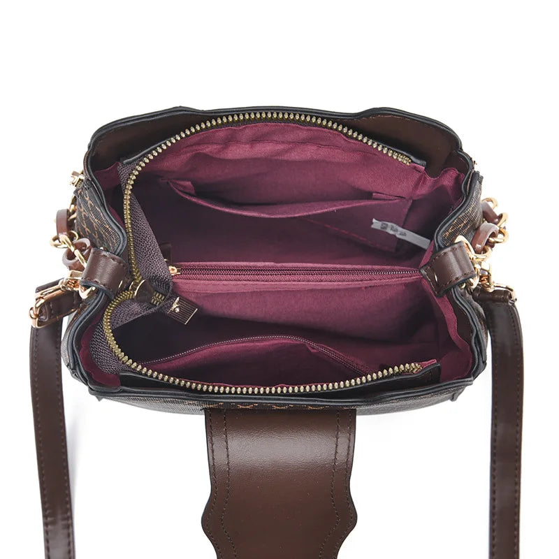 LuxFlip β Luxury Bucket Shoulder Crossbody Bag