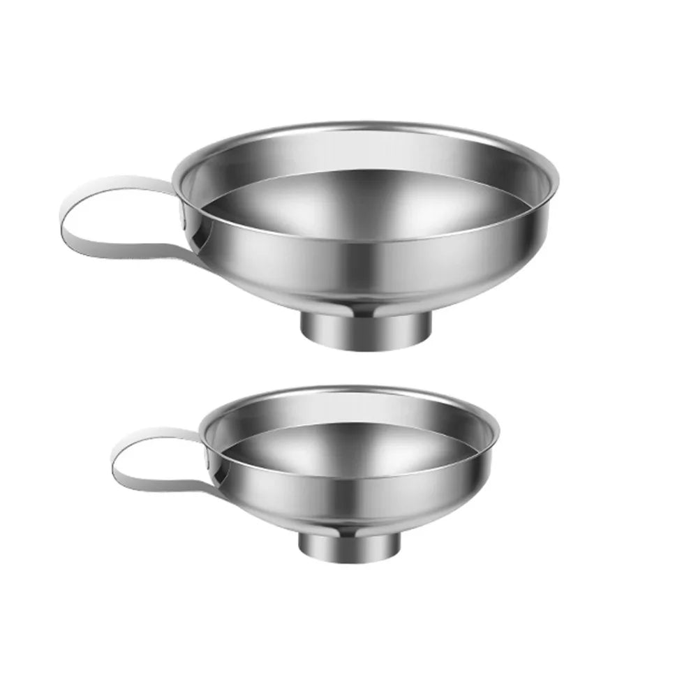 Wide Mouth Funnel β Stainless Steel with Filter for Jars & Liquids