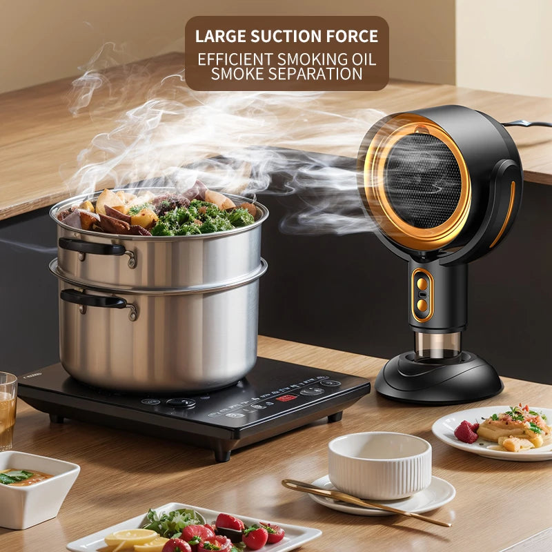 Portable Mini Desktop Range Hood β Powerful Countertop Exhaust Fan for Kitchen & Camping