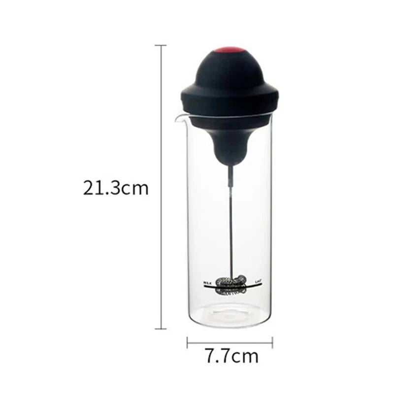 Electric Milk Frother Cup β Portable Battery-Operated Foamer & Coffee Foam Maker
