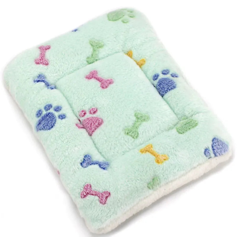 Soft Fleece Pet Bed Mat β Warm Blanket Cushion for Cats & Small Dogs