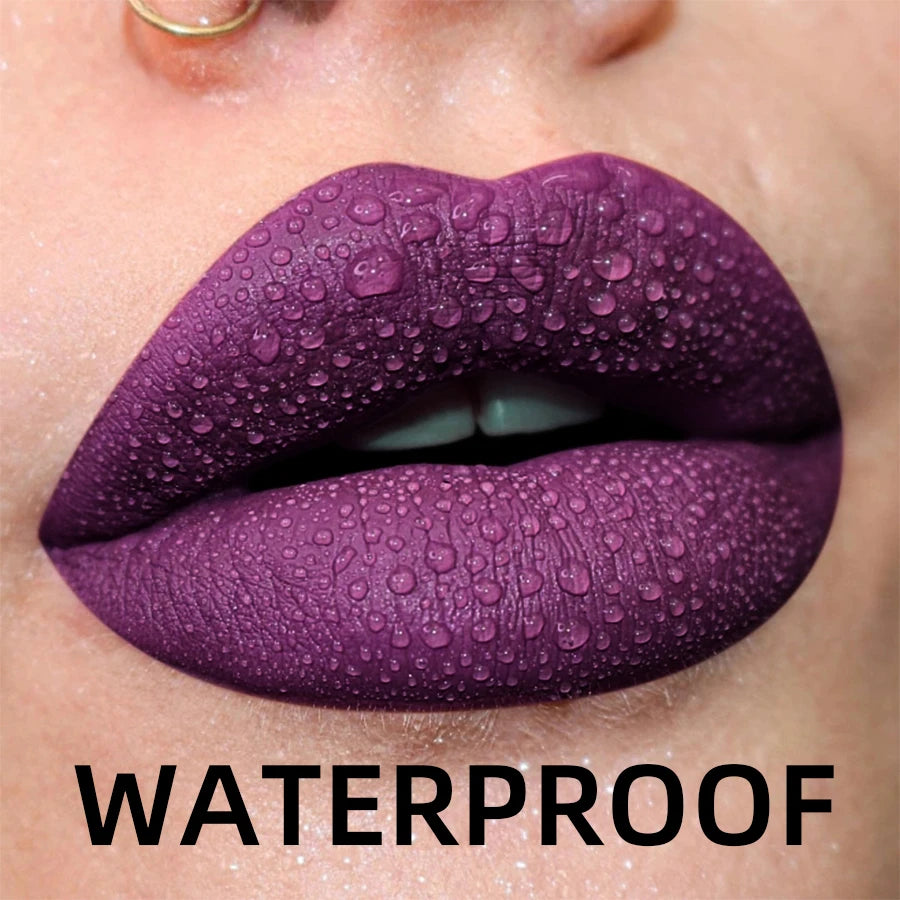 VelvetRush β 19-Color Matte Waterproof Liquid Lipstick Collection