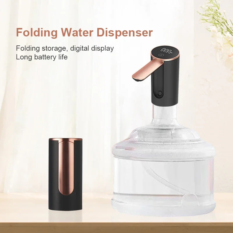 Smart Foldable Electric Water Dispenser β Automatic Portable Pump for Bottled Water