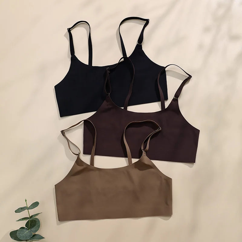 SilkEase β Women's Seamless Ice Silk Bra & Underwear Set