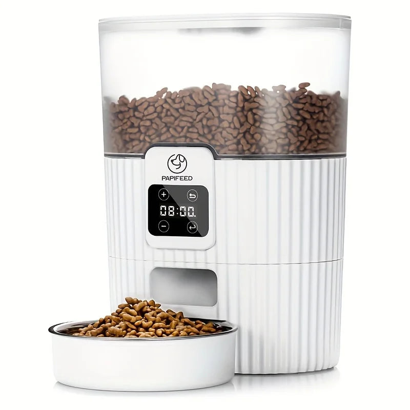 PAPIFEED Smart WiFi Automatic Pet Feeder β Remote-Controlled Cat & Dog Food Dispenser