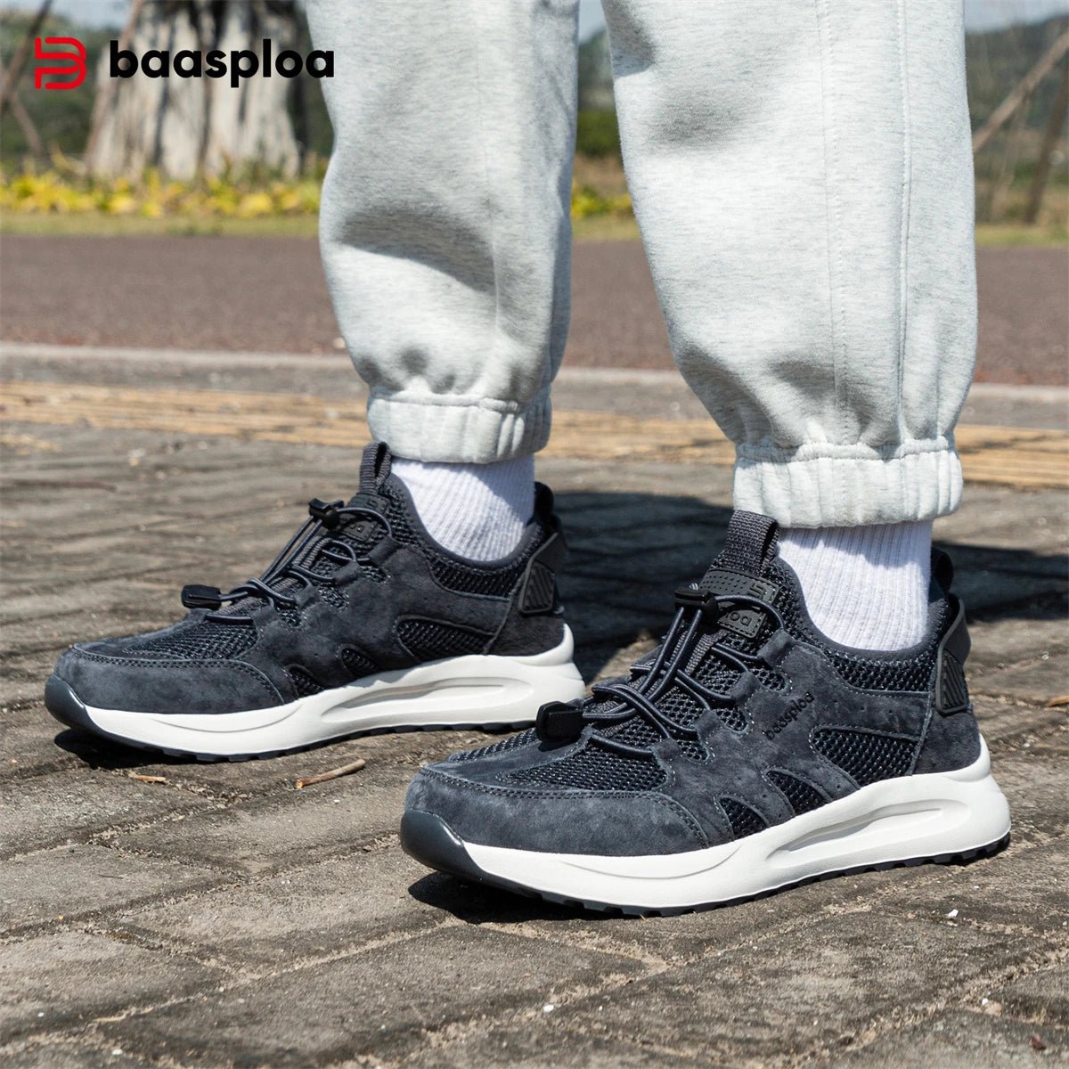 Baasploa ComfortWalk 2025 – Men’s Breathable Casual Sneakers