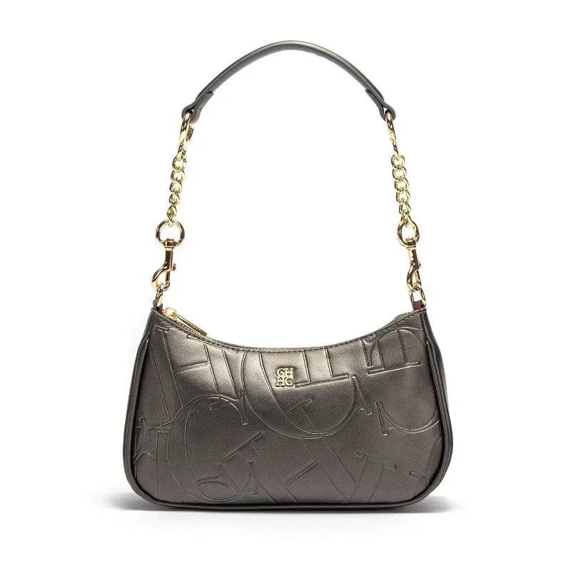 CH Luxe Retro β Classic Printed Armpit Handbag