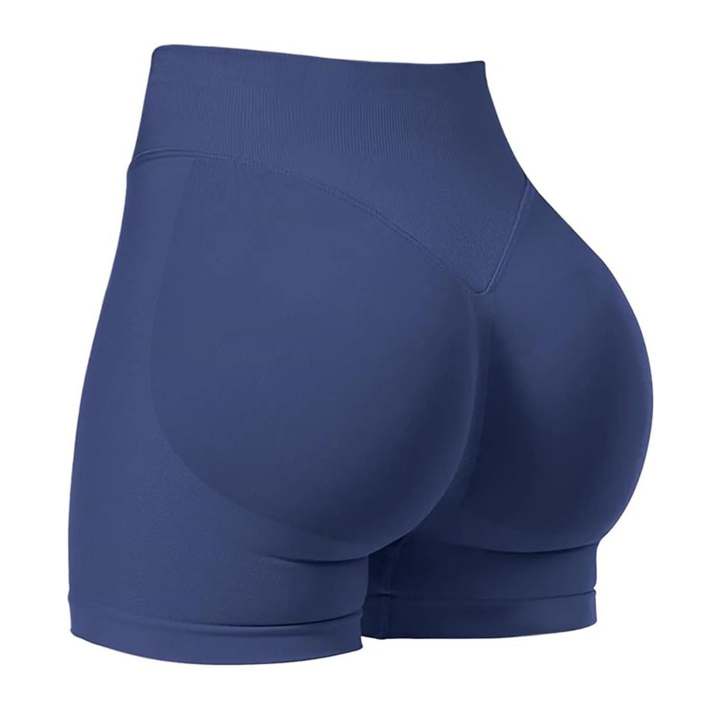 4.5ββ Scrunch Bum Seamless Gym Shorts β Low Ribbed Waist Yoga & Workout Shorts