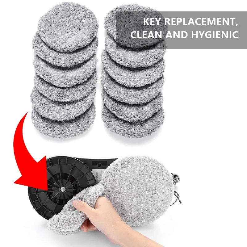 12pcs Replacement Pads β Absorbent Cleaning Rags for Hobot Window Cleaning Robots (Models 188/168/198/388)