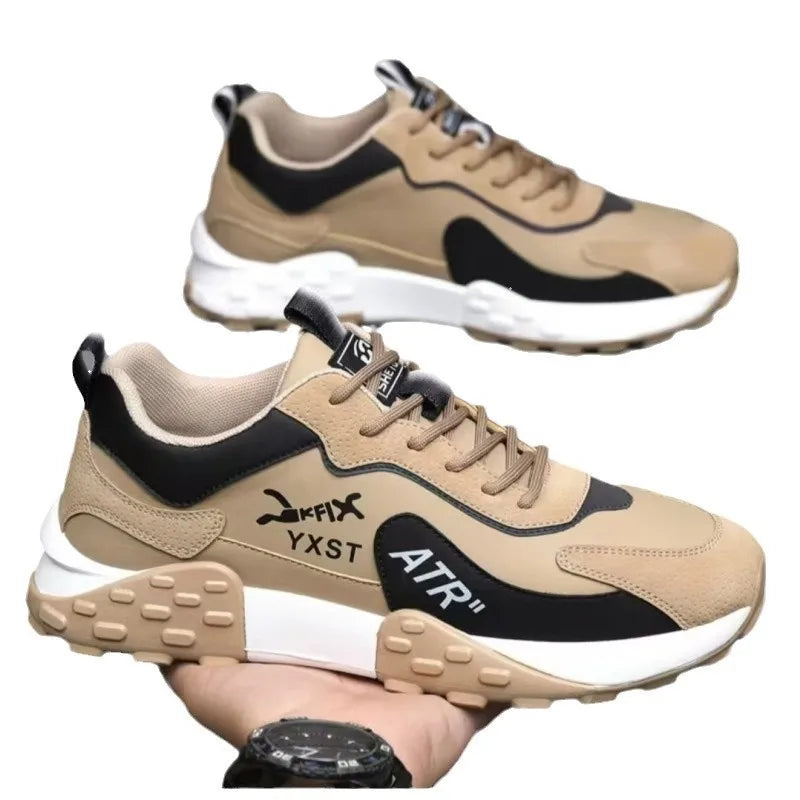 FlexStride 2025 – Men’s Soft Sole Breathable Running Shoes