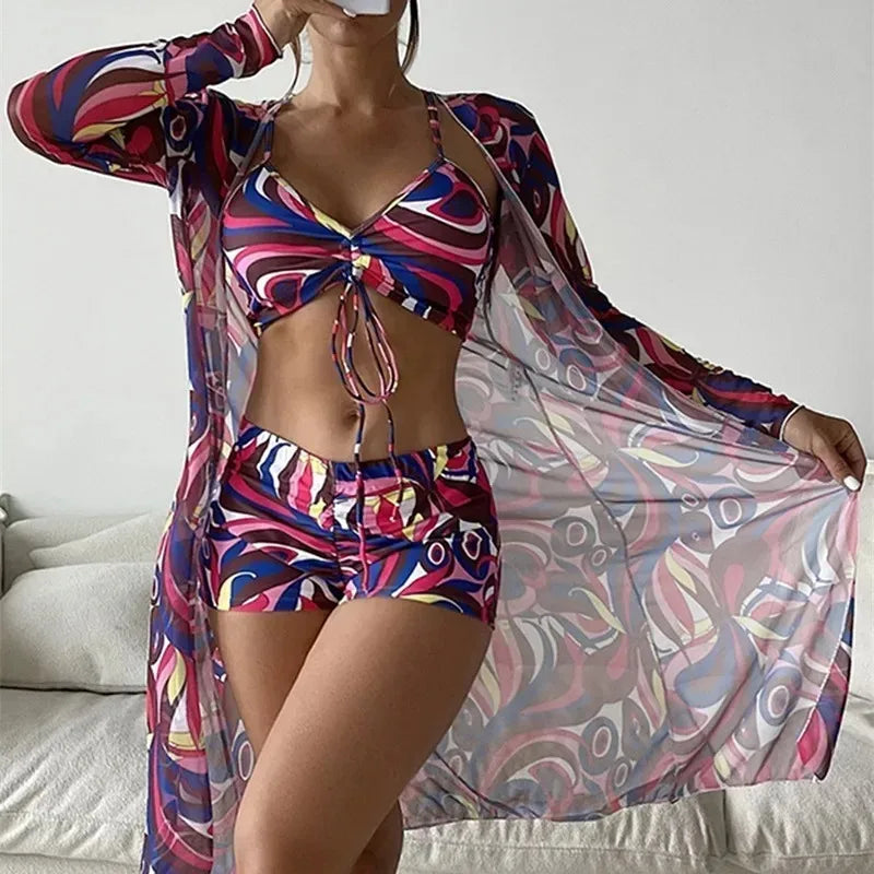 WaveFlex β 2024 Sporty Tankini Set for Women