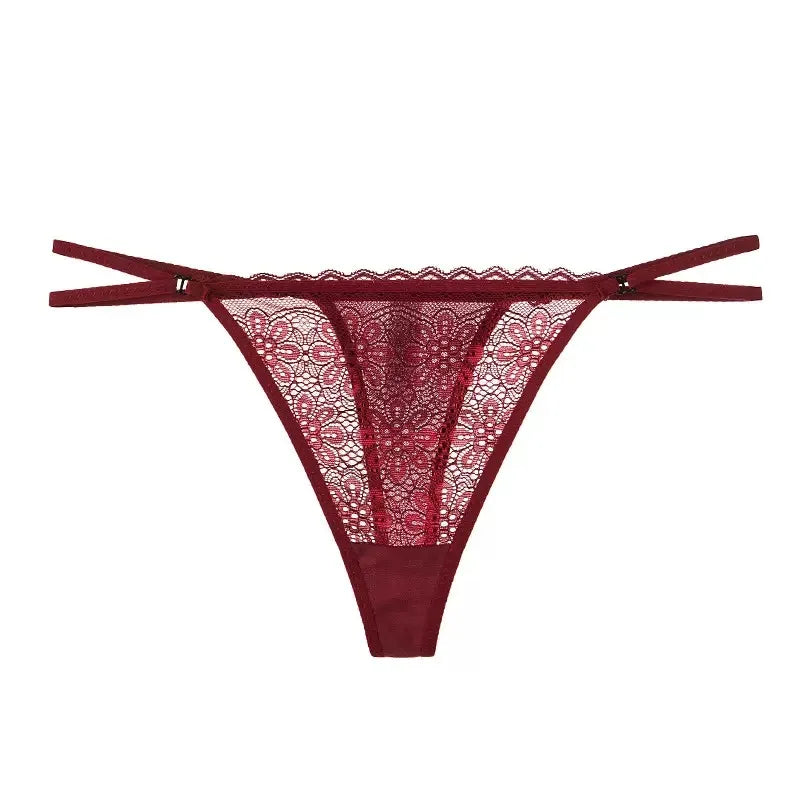 StrapLure – Cut-Out Lace T-Thong