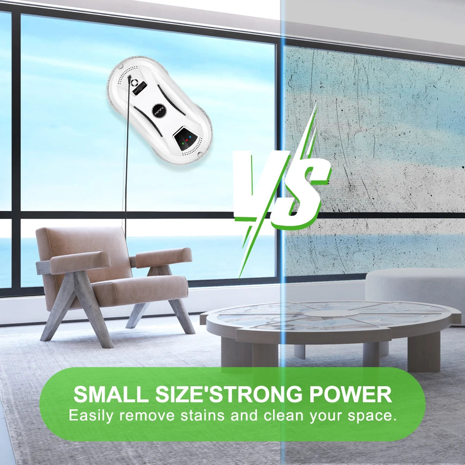 PuRuiKai Ultra-Thin Window Cleaning Robot โ Smart Electric Glass Cleaner with Remote Control