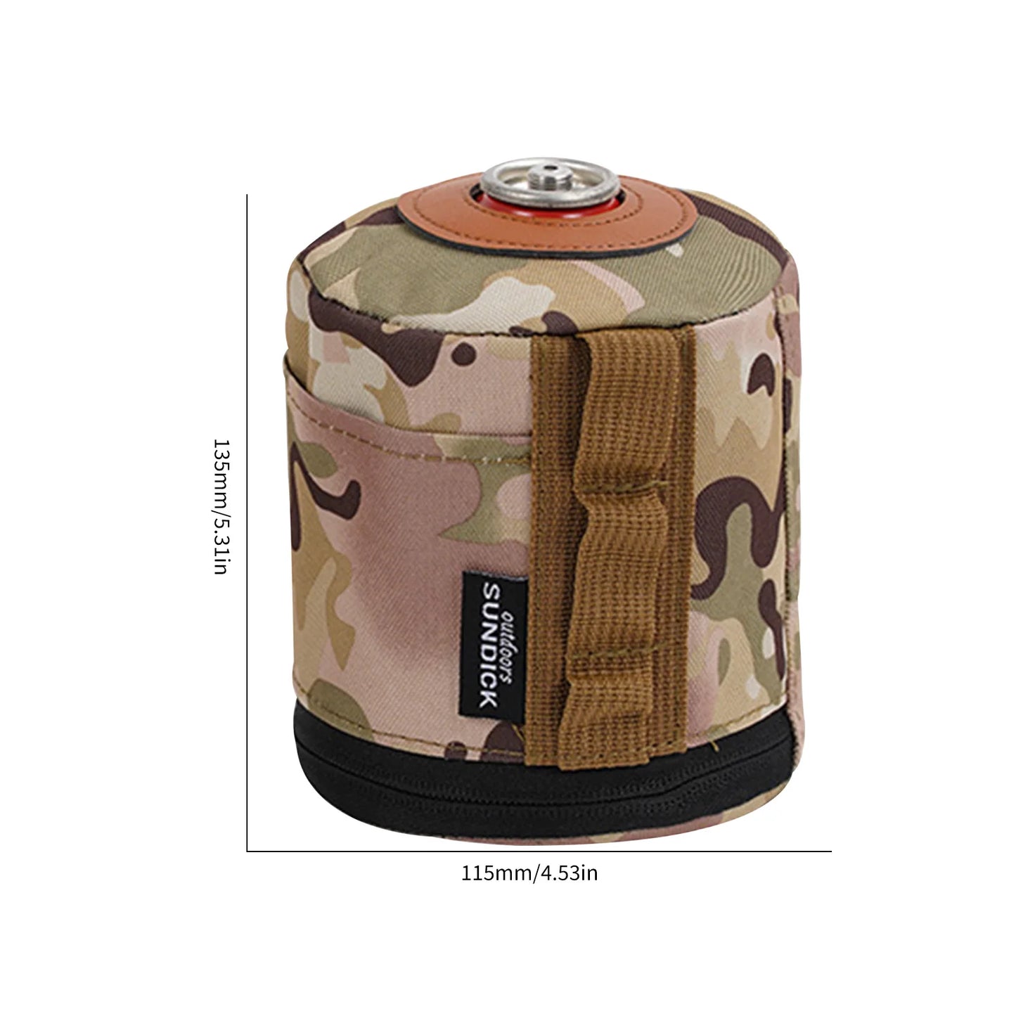 Camping Gas Canister Protective Cover β Cotton Linen Anti-Fall Storage Sleeve