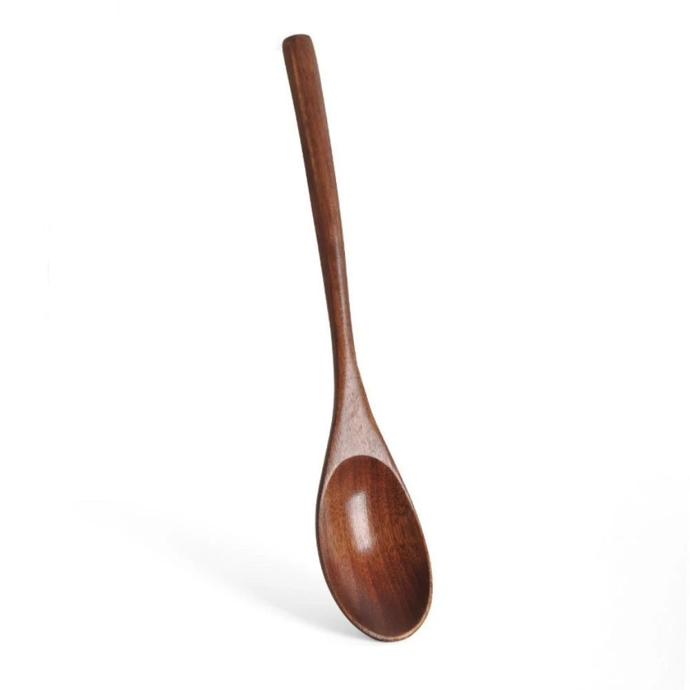 Wooden Spoon – 6pcs Old Lacquer Tableware Set