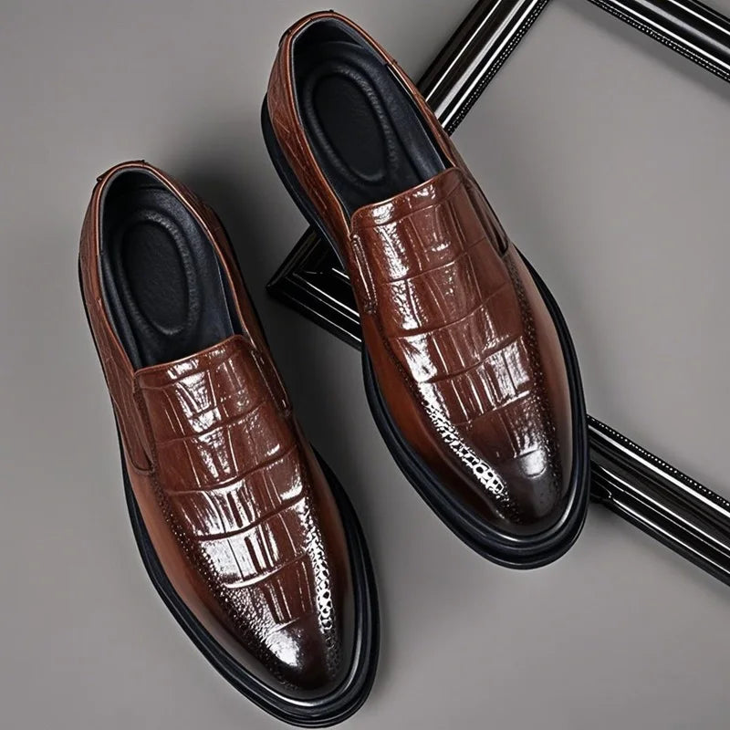 GentleStride – Men’s Casual Business Leather Oxfords