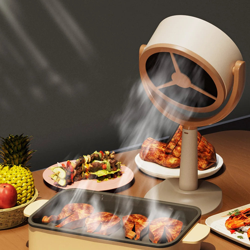 USB Desktop Range Hood β Adjustable Suction Exhaust Fan for Indoor Cooking & BBQ