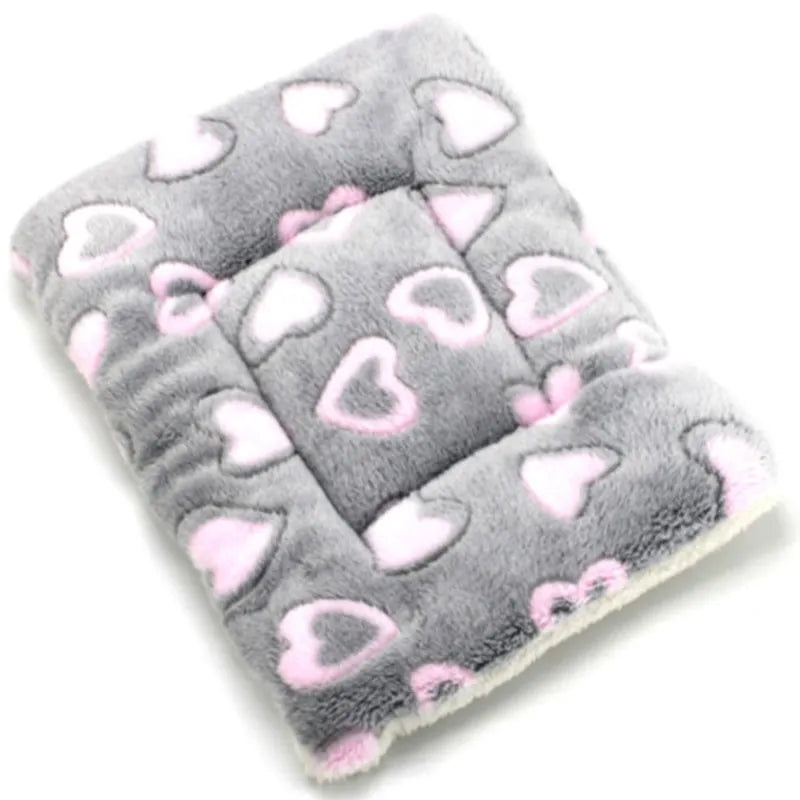 Soft Fleece Pet Bed Mat β Warm Blanket Cushion for Cats & Small Dogs