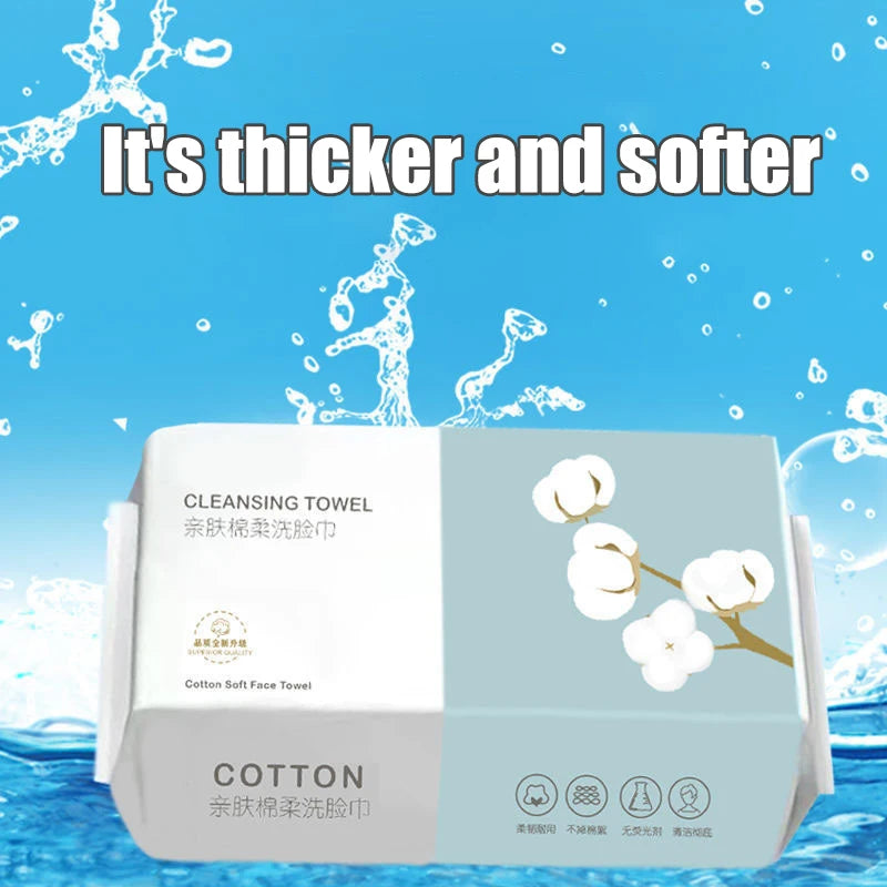Face Towel β Thick Disposable Cotton for Cleansing & Travel