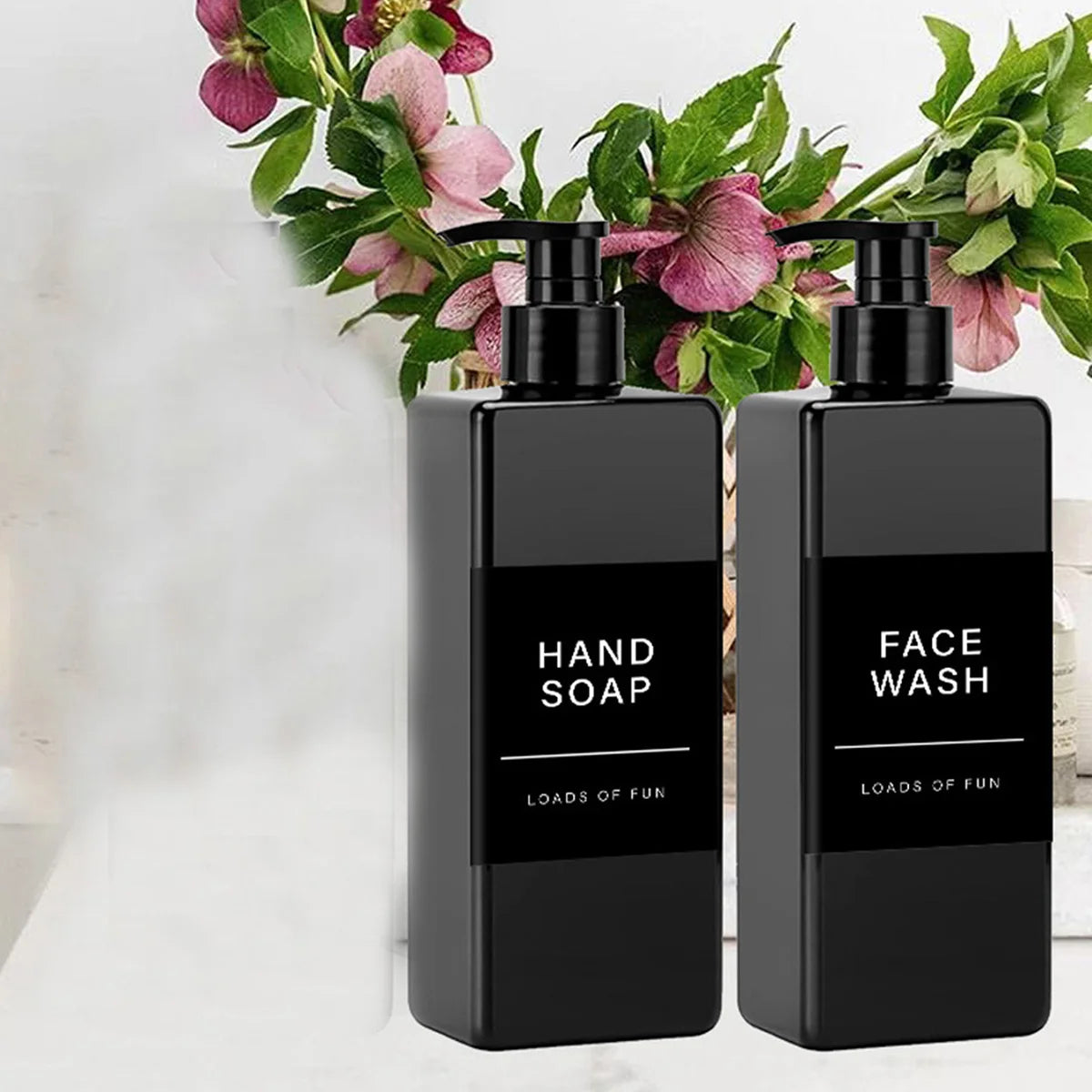 Soap Dispenser β 500ml Refillable Bottle with Labels