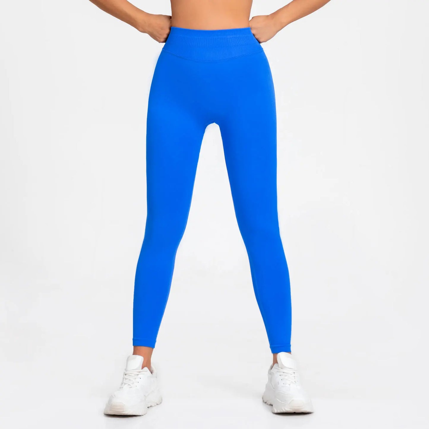 NCLAGEN Impact Seamless Leggings β Scrunch Bum Ribbed Yoga Tights for Women