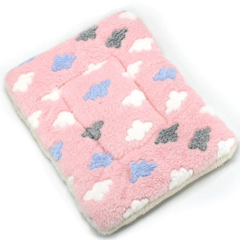 Soft Fleece Pet Bed Mat β Warm Blanket Cushion for Cats & Small Dogs